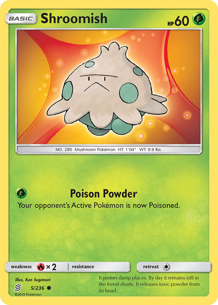 Shroomish (5/236) [Sun & Moon: Unified Minds] | Tables and Towers