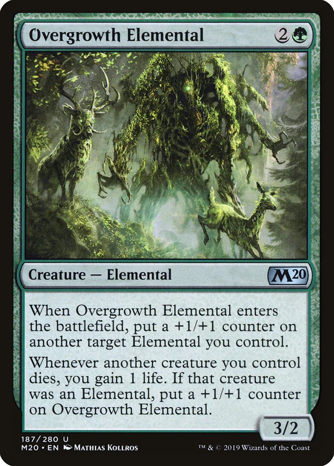 Overgrowth Elemental [Core Set 2020] | Tables and Towers