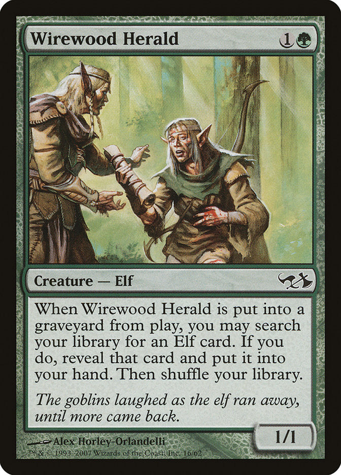 Wirewood Herald [Duel Decks: Elves vs. Goblins] | Tables and Towers