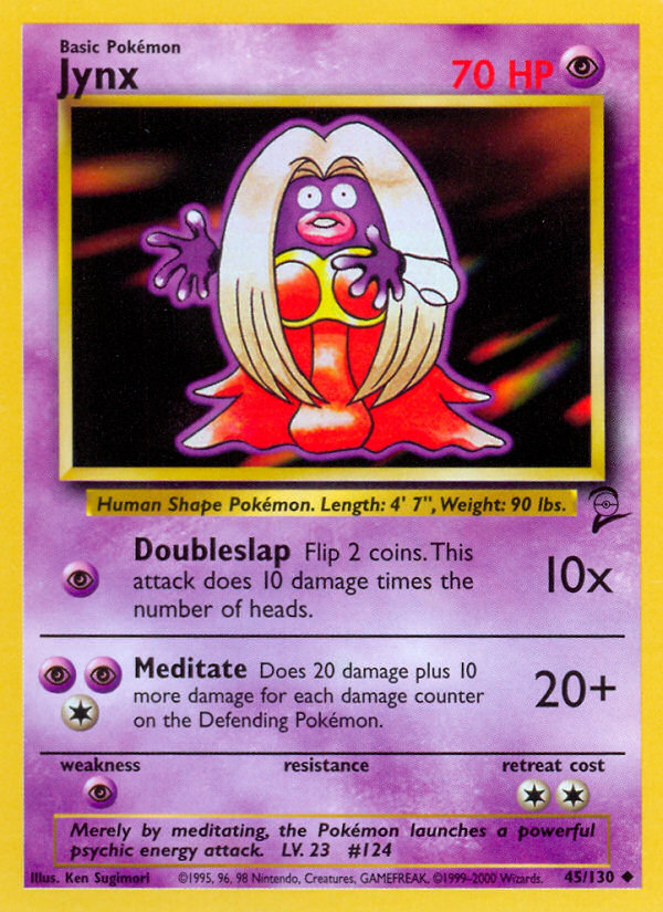 Jynx (45/130) [Base Set 2] | Tables and Towers