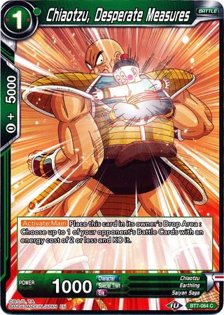 Chiaotzu, Desperate Measures (BT7-064) [Assault of the Saiyans] | Tables and Towers