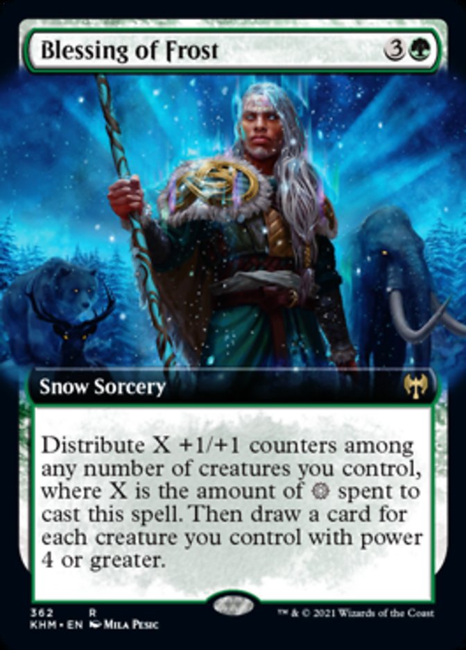 Blessing of Frost (Extended Art) [Kaldheim] | Tables and Towers