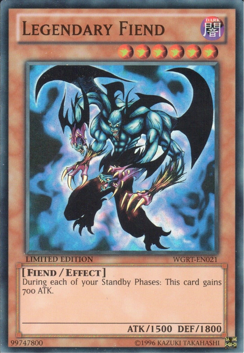 Legendary Fiend [WGRT-EN021] Super Rare | Tables and Towers