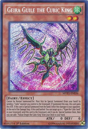 Geira Guile the Cubic King [MVP1-ENS36] Secret Rare | Tables and Towers