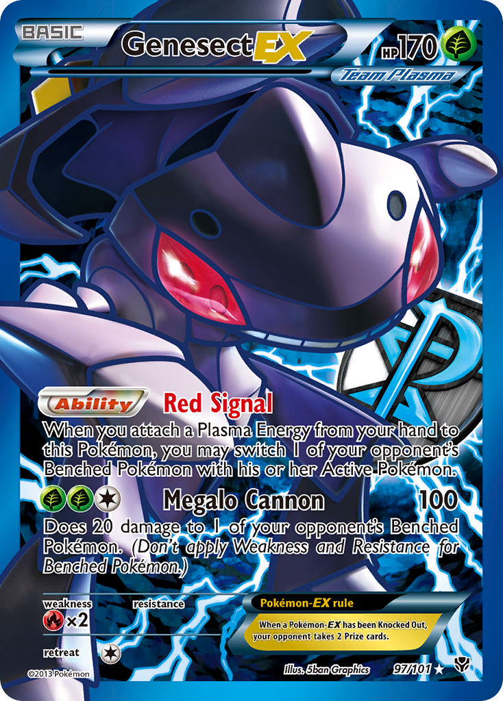 Genesect EX (97/101) [Black & White: Plasma Blast] | Tables and Towers