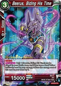 Beerus, Biding His Time (BT8-014_PR) [Malicious Machinations Prerelease Promos] | Tables and Towers