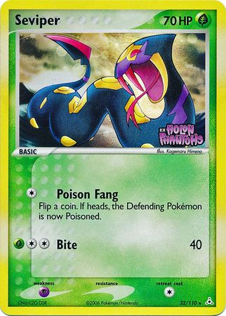 Seviper (32/110) (Stamped) [EX: Holon Phantoms] | Tables and Towers