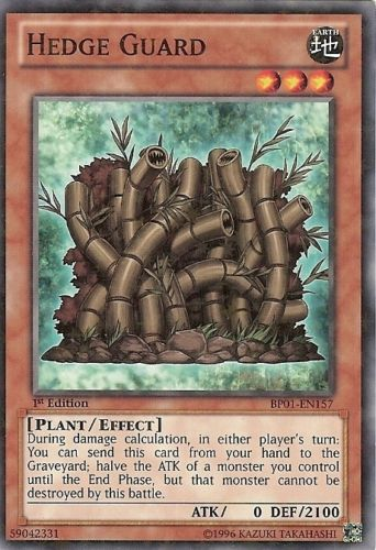 Hedge Guard [BP01-EN157] Starfoil Rare | Tables and Towers