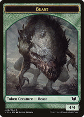 Beast // Snake (017) Double-Sided Token [Commander 2015 Tokens] | Tables and Towers