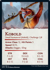 Kobold Art Card [Dungeons & Dragons: Adventures in the Forgotten Realms Art Series] | Tables and Towers