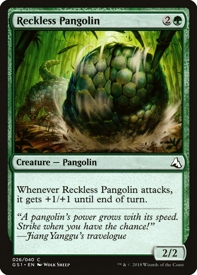 Reckless Pangolin [Global Series Jiang Yanggu & Mu Yanling] | Tables and Towers