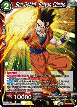 Son Gohan, Saiyan Combo (Rare) (BT13-015) [Supreme Rivalry] | Tables and Towers