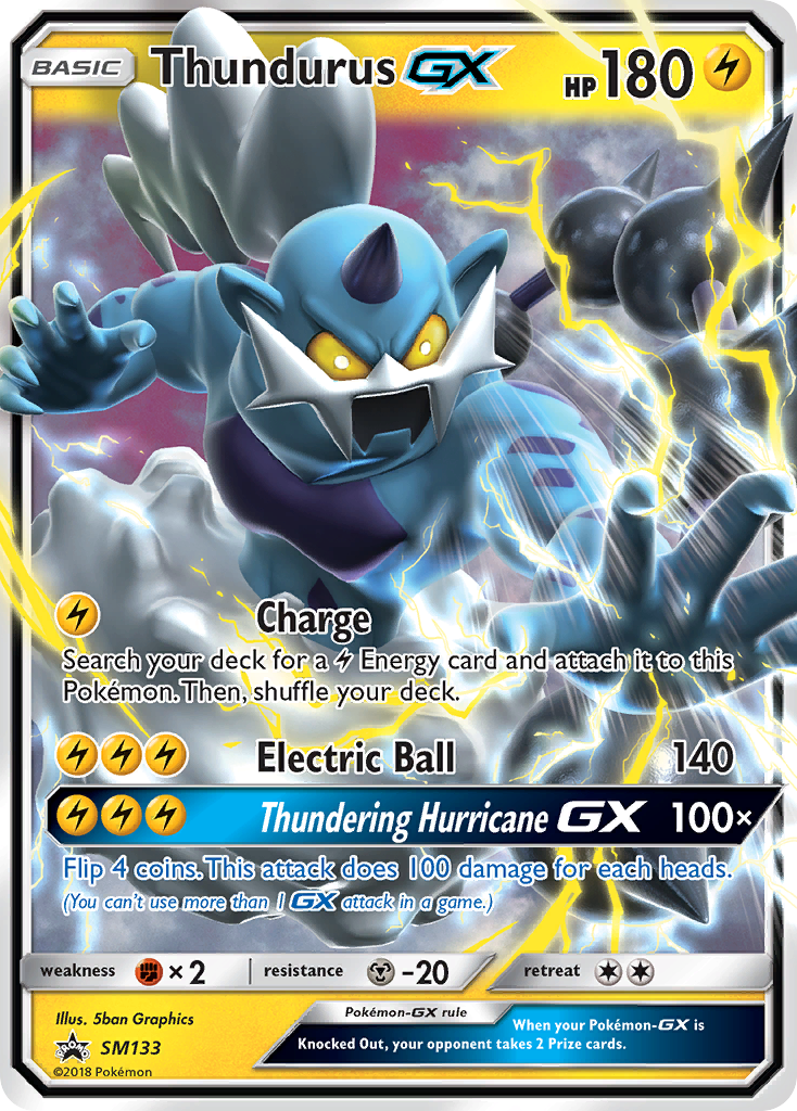 Thundurus GX (SM133) [Sun & Moon: Black Star Promos] | Tables and Towers