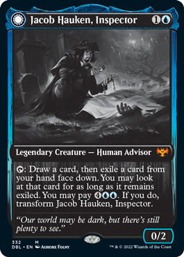 Jacob Hauken, Inspector // Hauken's Insight [Innistrad: Double Feature] | Tables and Towers