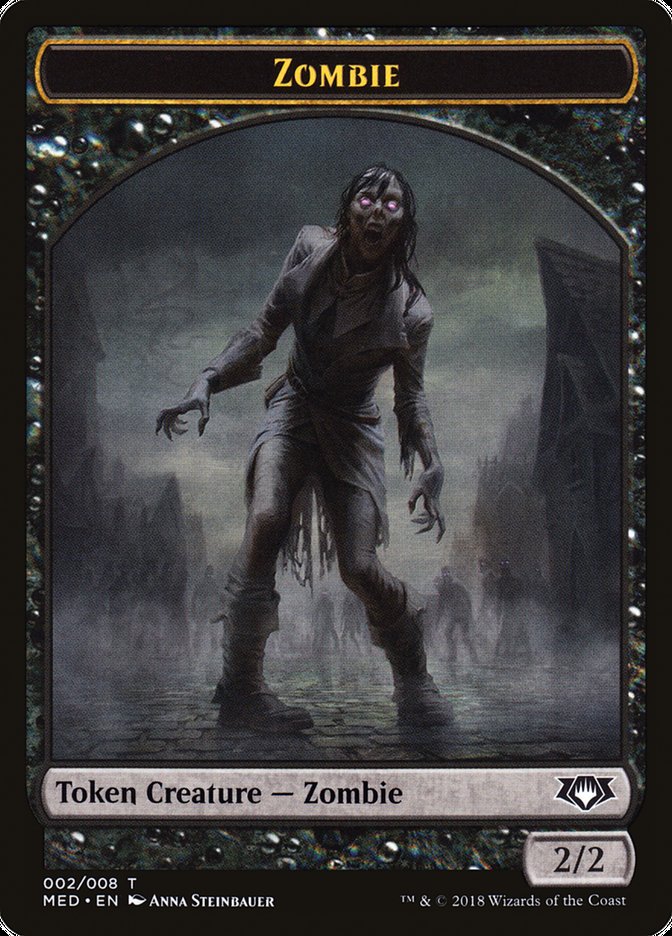 Zombie Token [Mythic Edition Tokens] | Tables and Towers