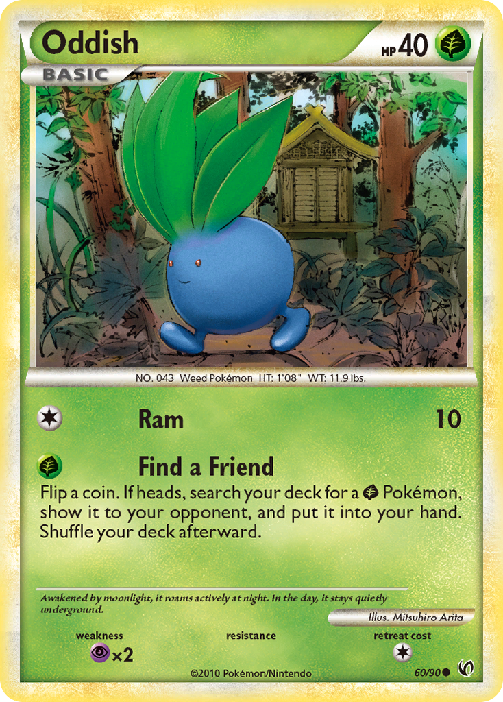 Oddish (60/90) [HeartGold & SoulSilver: Undaunted] | Tables and Towers