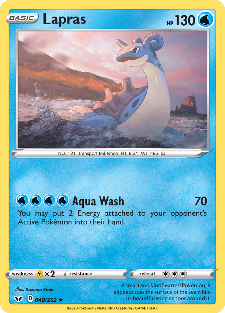 Lapras (048/202) [Sword & Shield: Base Set] | Tables and Towers