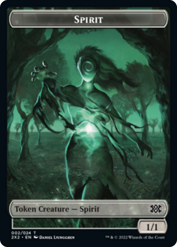 Egg // Spirit (002) Double-Sided Token [Double Masters 2022 Tokens] | Tables and Towers