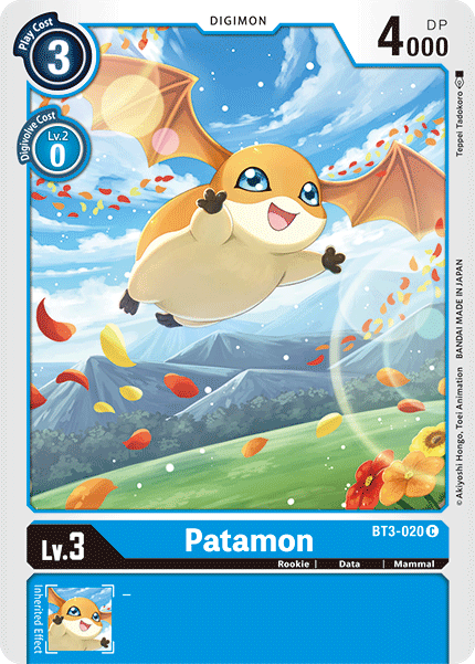 Patamon [BT3-020] [Release Special Booster Ver.1.5] | Tables and Towers