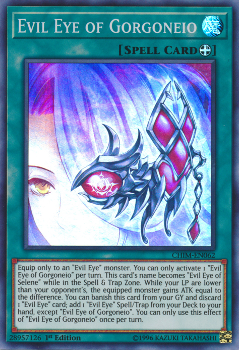 Evil Eye of Gorgoneio [CHIM-EN062] Super Rare | Tables and Towers