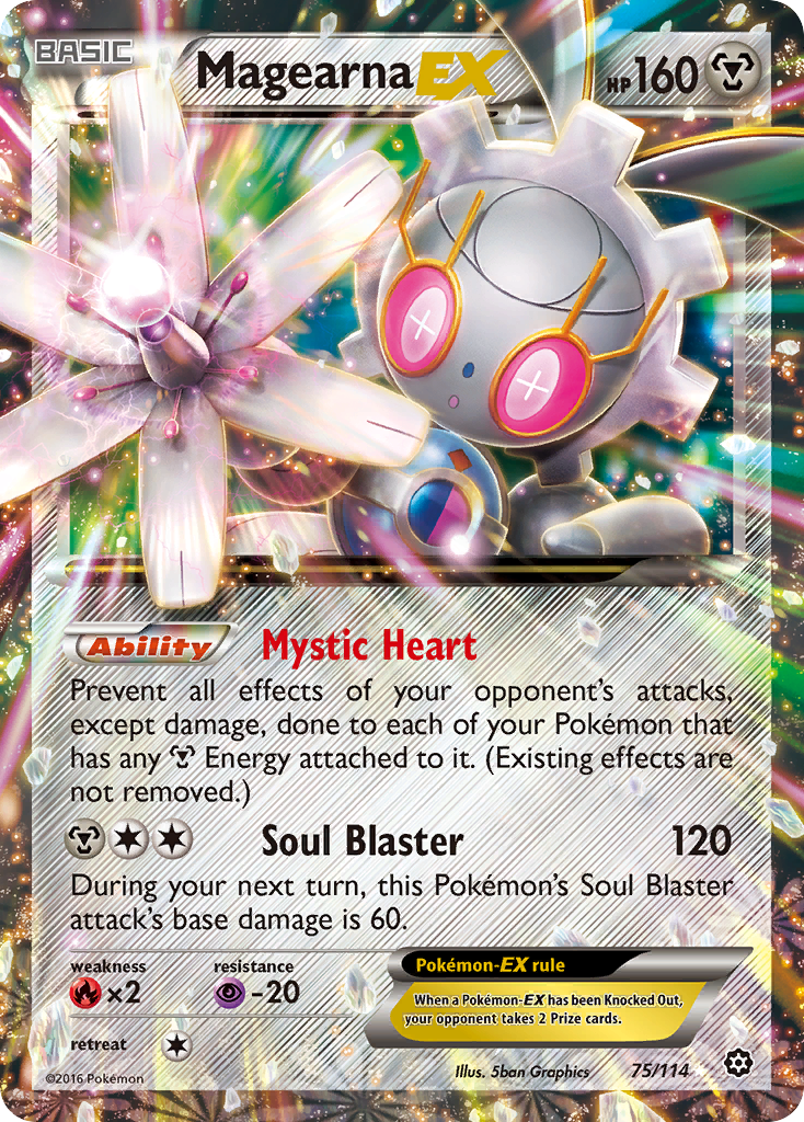 Magearna EX (75/114) [XY: Steam Siege] | Tables and Towers