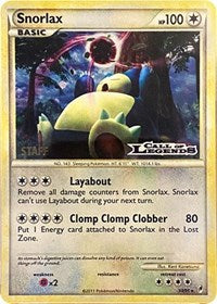 Snorlax (33/95) (Staff Prerelease Promo) [Nintendo: Black Star Promos] | Tables and Towers