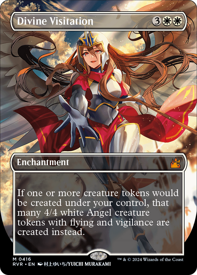 Divine Visitation (Anime Borderless) [Ravnica Remastered] | Tables and Towers