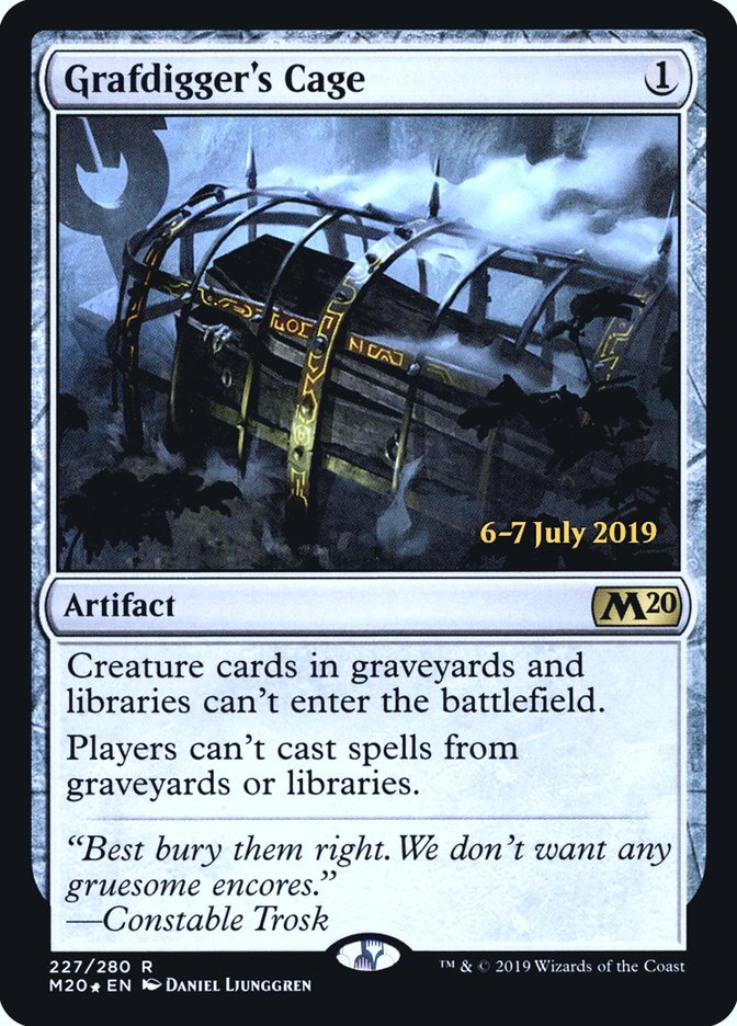 Grafdigger's Cage [Core Set 2020 Prerelease Promos] | Tables and Towers