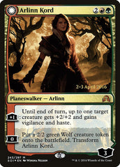 Arlinn Kord // Arlinn, Embraced by the Moon [Shadows over Innistrad Prerelease Promos] | Tables and Towers