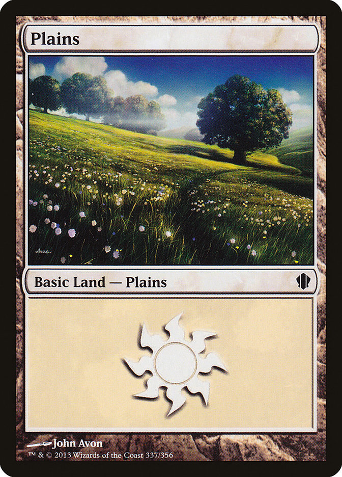 Plains (337) [Commander 2013] | Tables and Towers