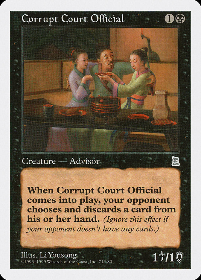 Corrupt Court Official [Portal Three Kingdoms] | Tables and Towers