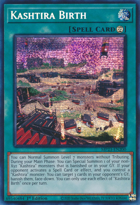 Kashtira Birth [MP23-EN200] Prismatic Secret Rare | Tables and Towers