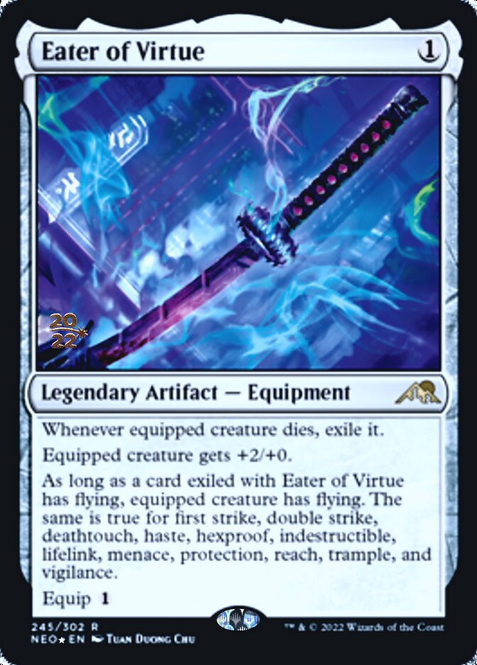 Eater of Virtue [Kamigawa: Neon Dynasty Prerelease Promos] | Tables and Towers