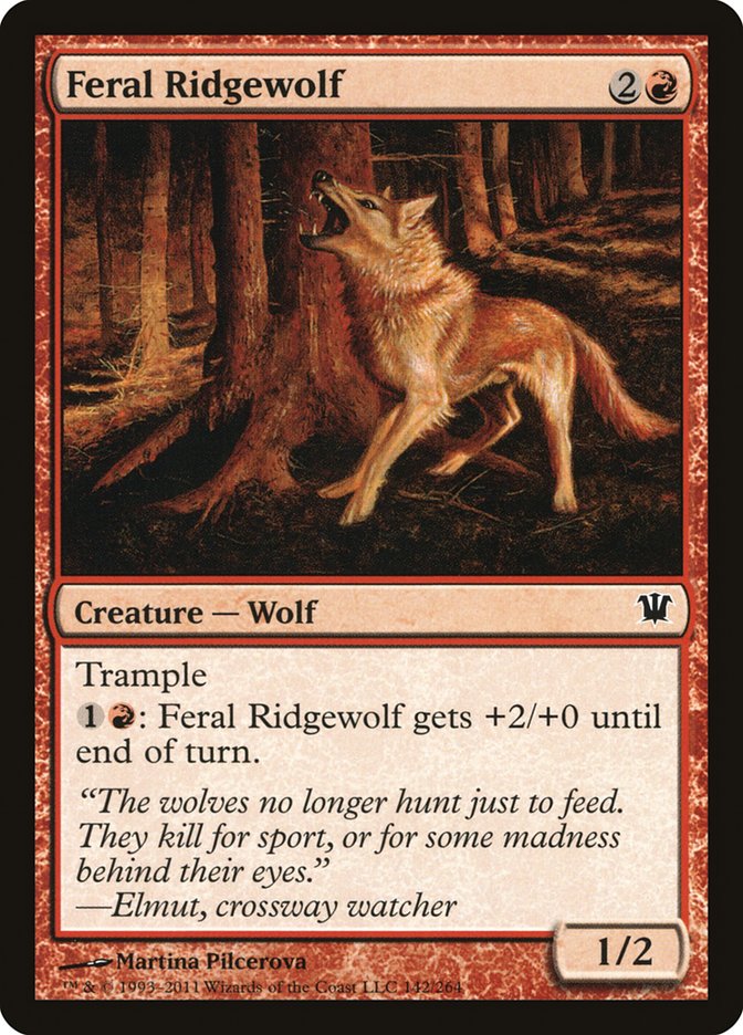 Feral Ridgewolf [Innistrad] | Tables and Towers