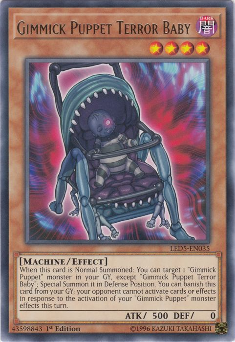 Gimmick Puppet Terror Baby [LED5-EN035] Rare | Tables and Towers