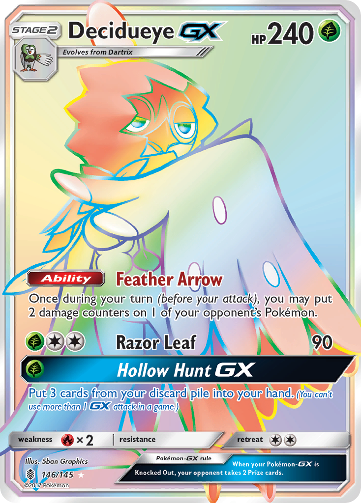 Decidueye GX (146/145) [Sun & Moon: Guardians Rising] | Tables and Towers