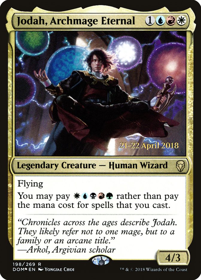 Jodah, Archmage Eternal [Dominaria Prerelease Promos] | Tables and Towers