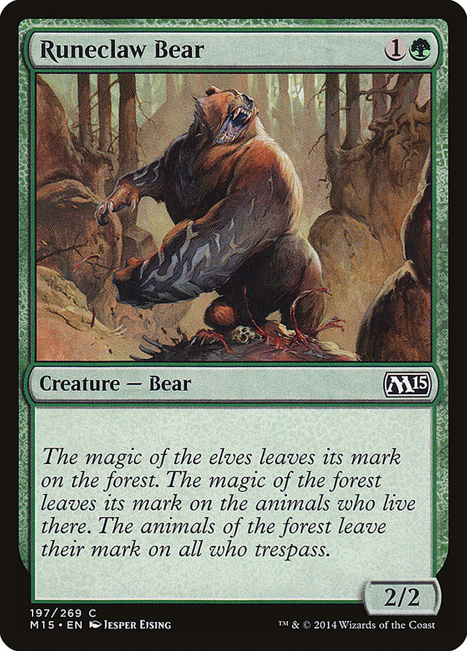 Runeclaw Bear [Magic 2015] | Tables and Towers