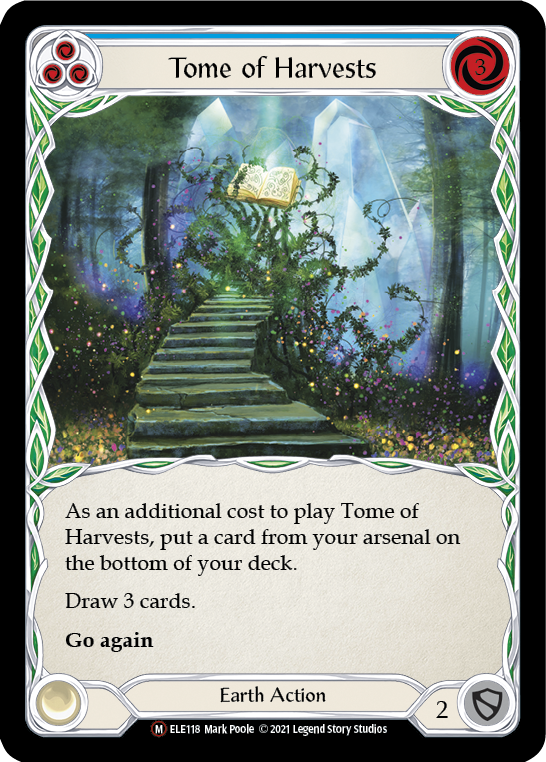 Tome of Harvests [U-ELE118] (Tales of Aria Unlimited)  Unlimited Rainbow Foil | Tables and Towers
