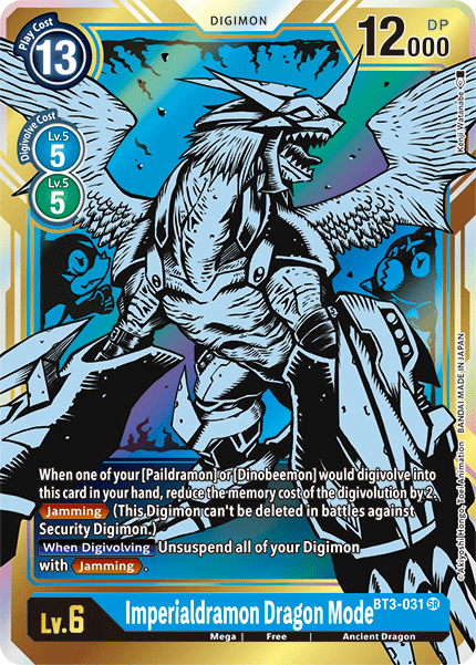 Imperialdramon Dragon Mode [BT3-031] (Alternate Art) [Release Special Booster Ver.1.5] | Tables and Towers