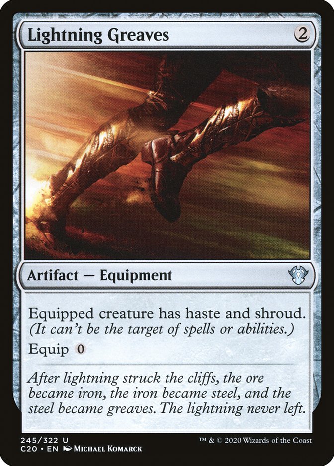 Lightning Greaves [Commander 2020] | Tables and Towers