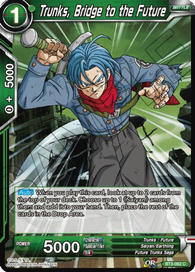 Trunks, Bridge to the Future (Reprint) (BT3-062) [Battle Evolution Booster] | Tables and Towers