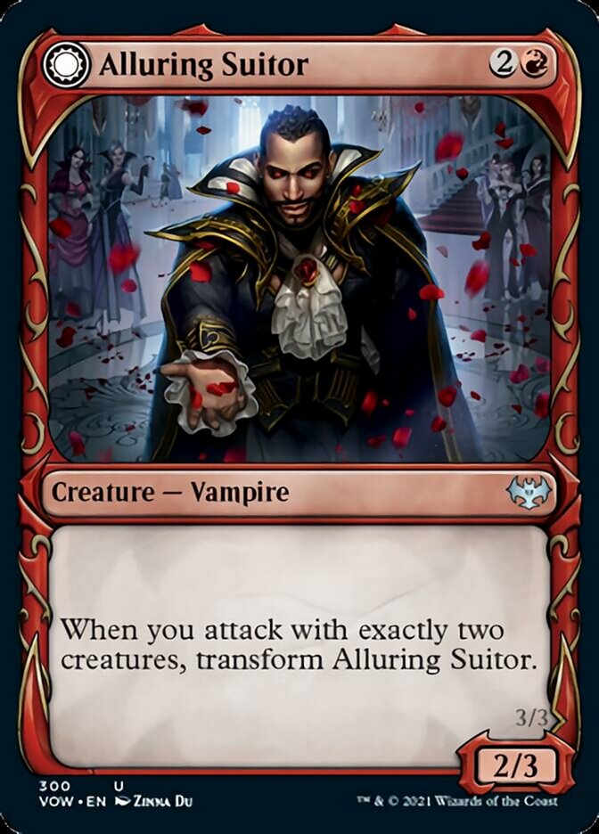 Alluring Suitor // Deadly Dancer (Showcase Fang Frame) [Innistrad: Crimson Vow] | Tables and Towers