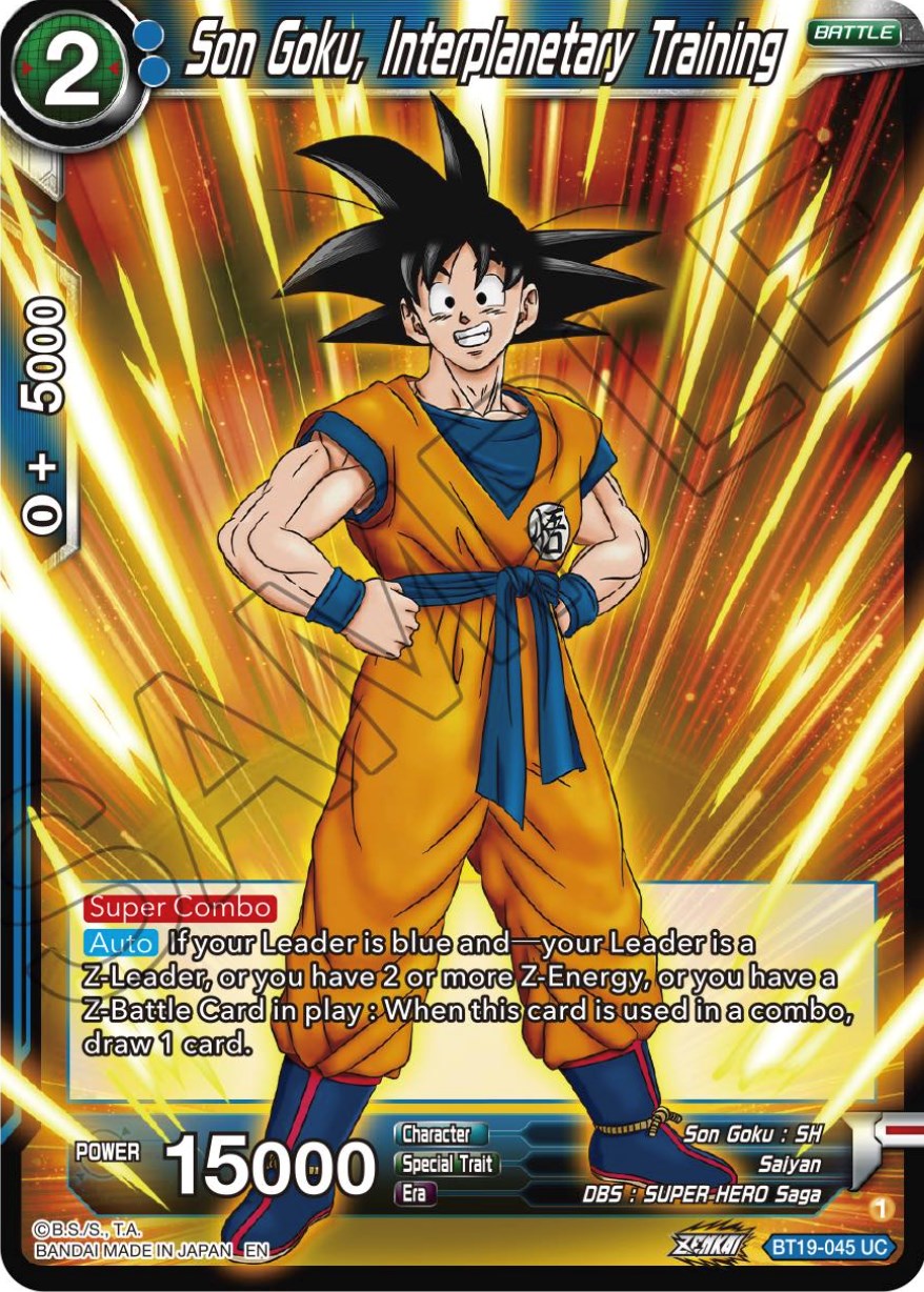 Son Goku, Interplanitary Training (BT19-045) [Fighter's Ambition] | Tables and Towers