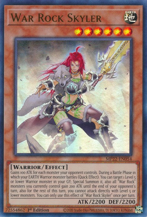 War Rock Skyler [MP22-EN054] Ultra Rare | Tables and Towers