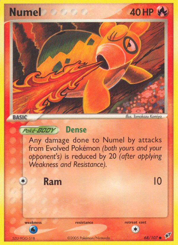 Numel (68/107) [EX: Deoxys] | Tables and Towers