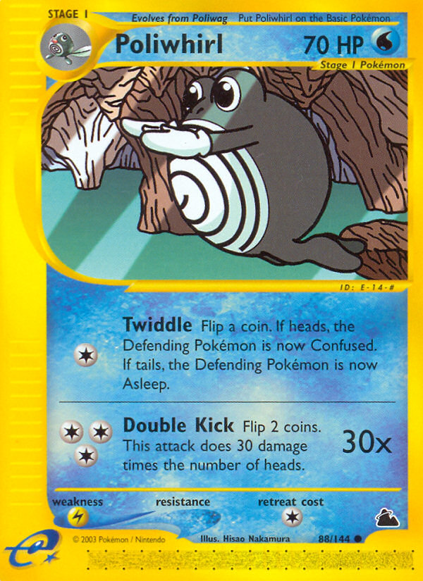 Poliwhirl (88/144) [Skyridge] | Tables and Towers