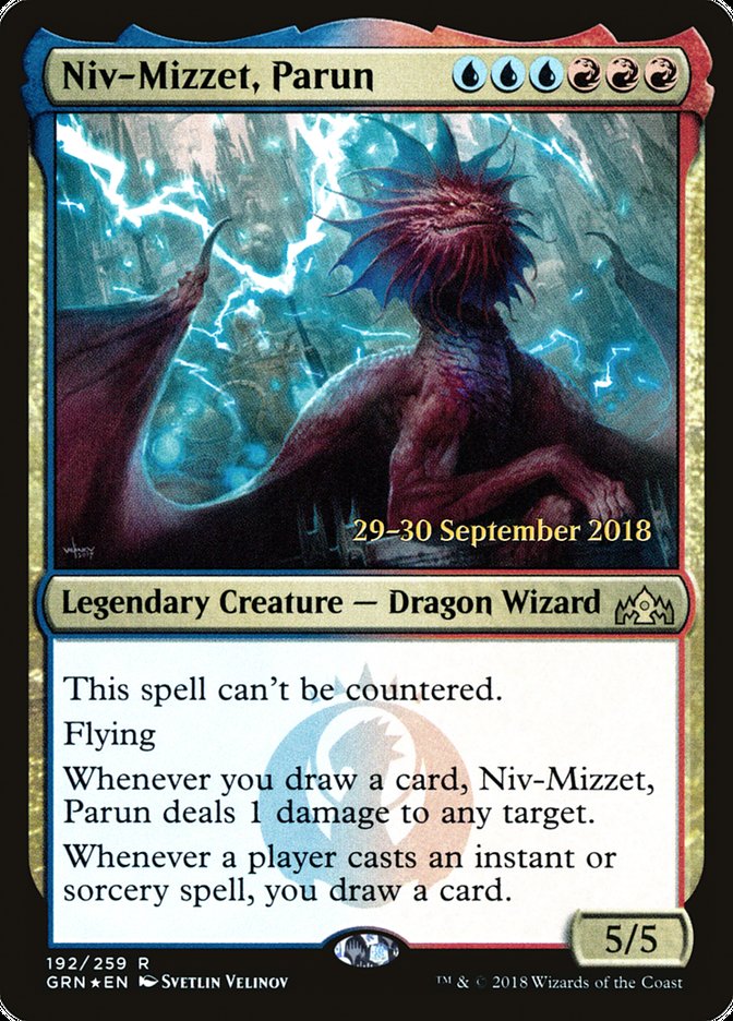 Niv-Mizzet, Parun [Guilds of Ravnica Prerelease Promos] | Tables and Towers