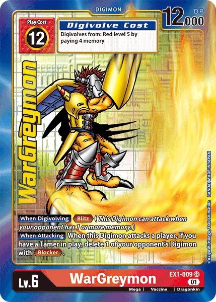 WarGreymon [EX1-009] (Alternate Art) [Classic Collection] | Tables and Towers