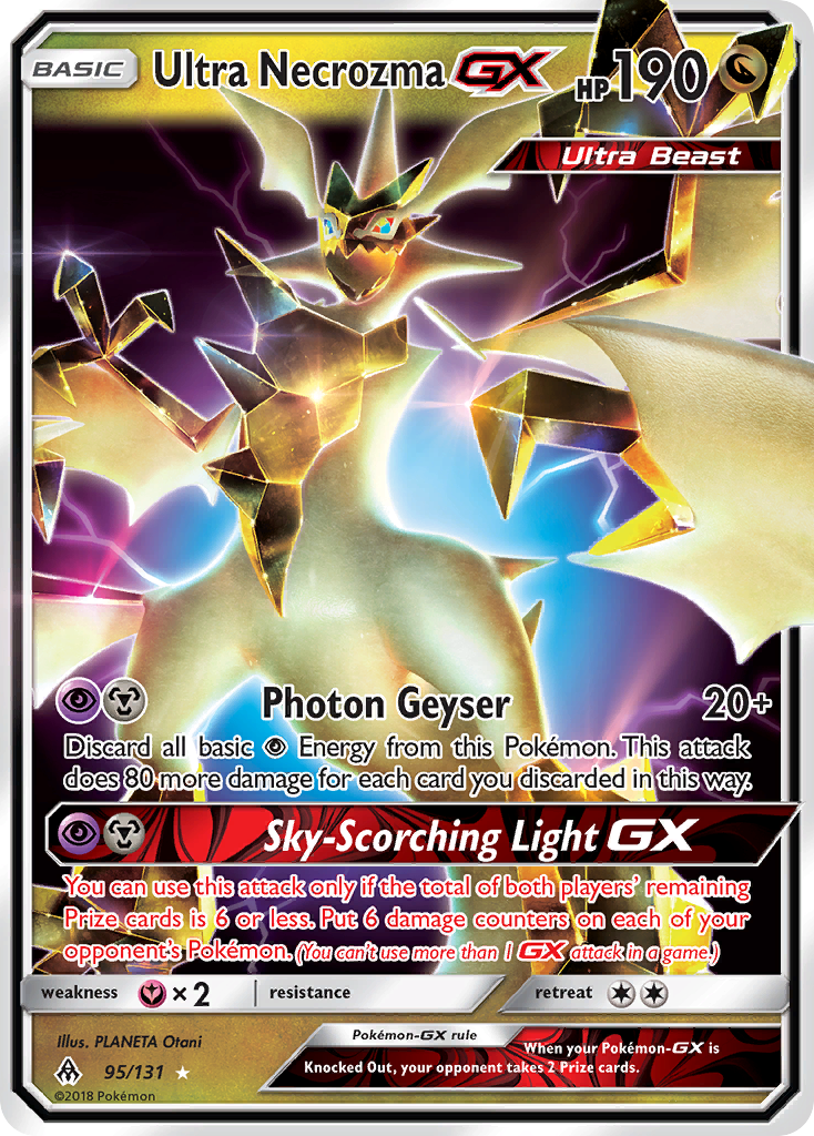 Ultra Necrozma GX (95/131) [Sun & Moon: Forbidden Light] | Tables and Towers